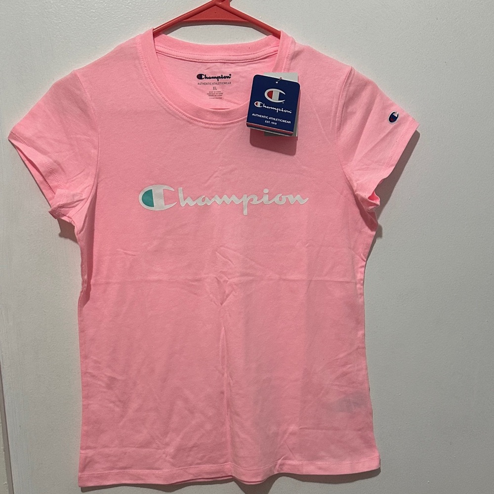 Champion Kids Light Pink Short Sleeve Tee
